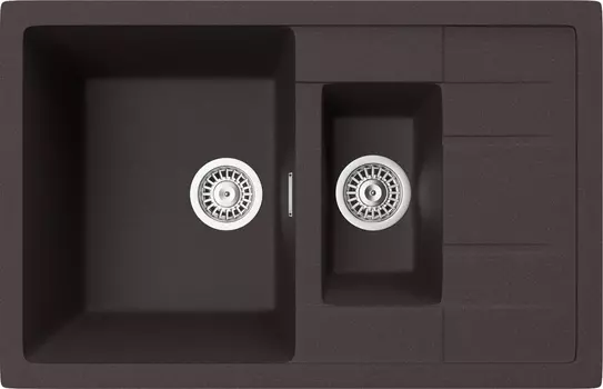 Мойка кухонная TopZero Valentina 780.500 15-93 Chocolate