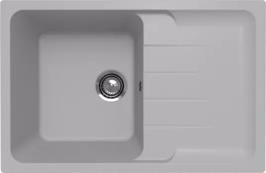 Мойка кухонная Ulgran Quartz Gerda 780 платина Gerda 780-04