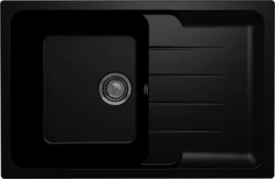 Мойка кухонная Ulgran Quartz Gerda 780 уголь Gerda 780-07