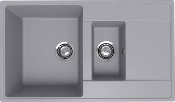 Мойка кухонная Ulgran Quartz Prima 860 бетон Prima 860 1,5 K-05