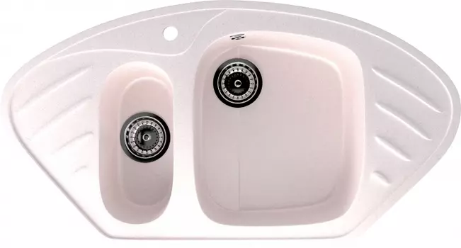 Мойка кухонная Ulgran U-105-311 светло-розовая