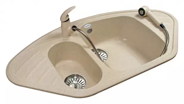 Мойка кухонная Ulgran U-105-328 бежевый /29515