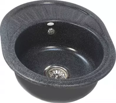 Мойка кухонная Ulgran U-107м-308 черная /29424