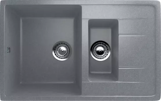 Мойка кухонная Ulgran U-205-342 графитовая