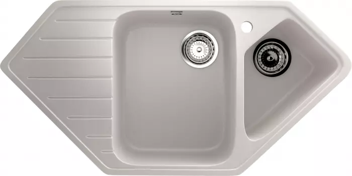 Мойка кухонная Ulgran U-409-331 белая