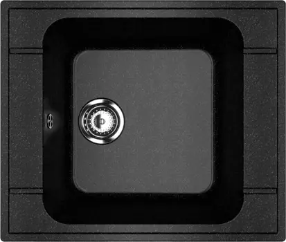 Мойка кухонная Ulgran U-604 -308 черная U-604-308