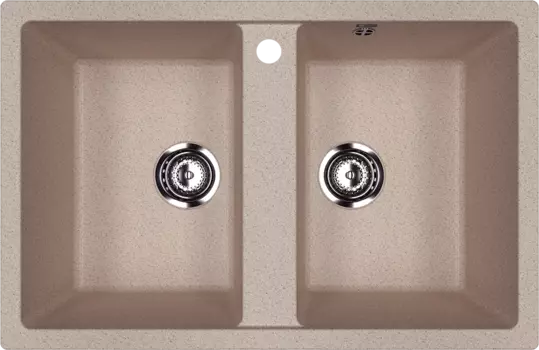 Мойка кухонная Ulgran U-608 -302 песочная U-608-302