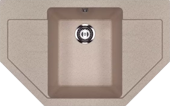 Мойка кухонная Ulgran U-609 -302 песочная U-609-302