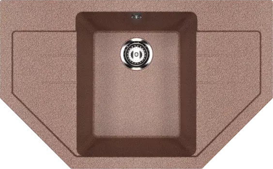 Мойка кухонная Ulgran U-609 -307 терракот U-609-307