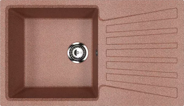 Мойка кухонная Ulgran U-703 -307 терракот U-703-307