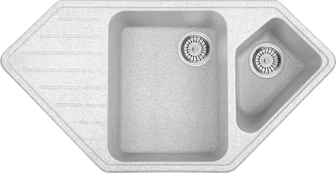 Мойка кухонная Whinstone Андора белый E-04