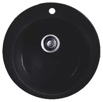 Мойка кухонная Whinstone Арго 1B черный металлик A-04