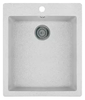 Мойка кухонная Whinstone Аркус 420 белый РИВА А10