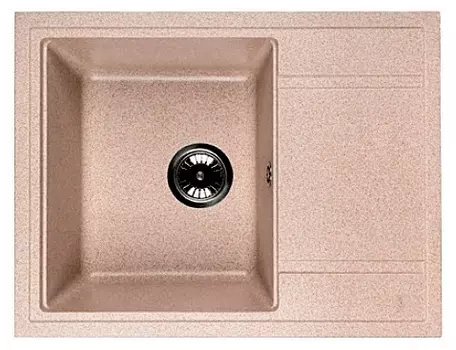 Мойка кухонная Whinstone Мунго 650 бежевый РИВА B10