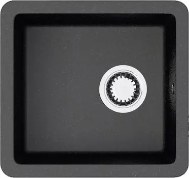 Мойка кухонная ZETT lab. Модель 27 черная T027Q004