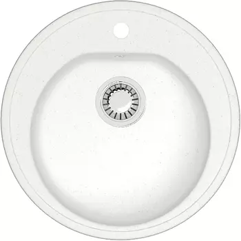 Мойка кухонная ZETT lab. T003Q001 белый лед