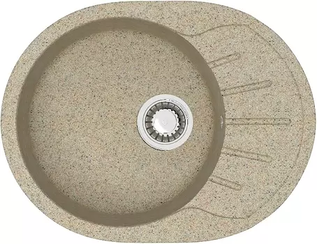 Мойка кухонная ZETT lab. T010Q005 песочная