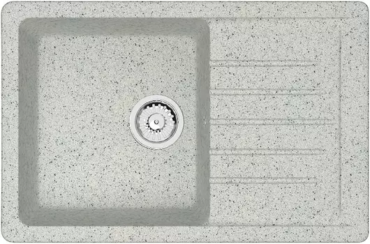 Мойка кухонная ZETT lab. T016Q010 светло-серая