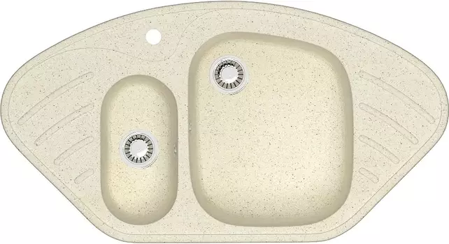 Мойка кухонная ZETT lab. T023Q002 бежевая