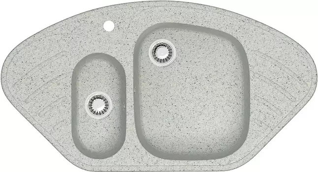 Мойка кухонная ZETT lab. T023Q010 светло-серая