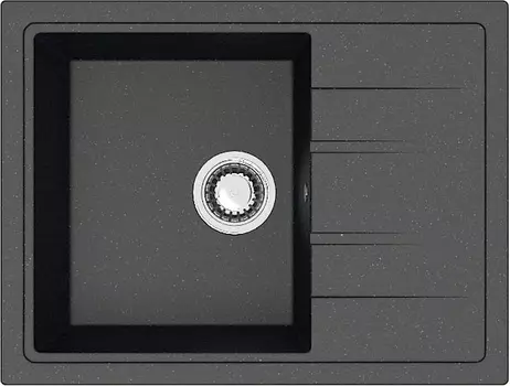 Мойка кухонная ZETT lab. T150Q004 черная
