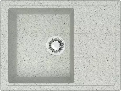 Мойка кухонная ZETT lab. T150Q010 светло-серая