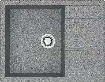 Мойка кухонная ZETT lab. T151Q008 темно-серая