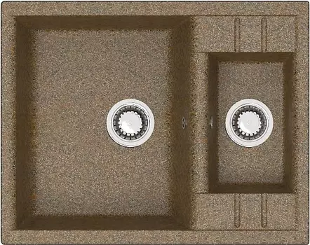Мойка кухонная ZETT lab. T190Q009 терракот