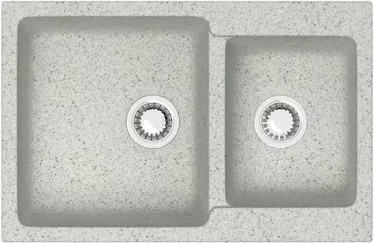 Мойка кухонная ZETT lab. T191Q010 светло-серая