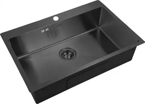 Мойка кухонная Zorg Inox PVD 7551 grafit PVD 7551 GRAFIT