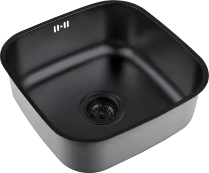 Мойка кухонная Zorg Inox PVD SZR 4040 GRAFIT графит