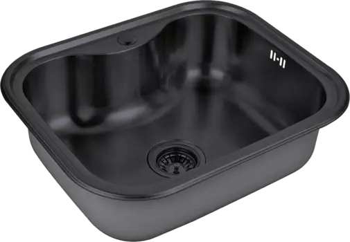 Мойка кухонная Zorg Inox PVD SZR 5848 GRAFIT графит