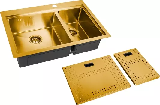 Мойка кухонная Zorg Master N-78-2-52-L Bronze ZM N-78-2-52-L BRONZE