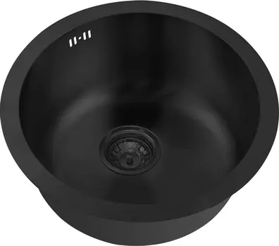 Мойка кухонная Zorg PVD Grafit SZR-500 графит SZR-500 GRAFIT