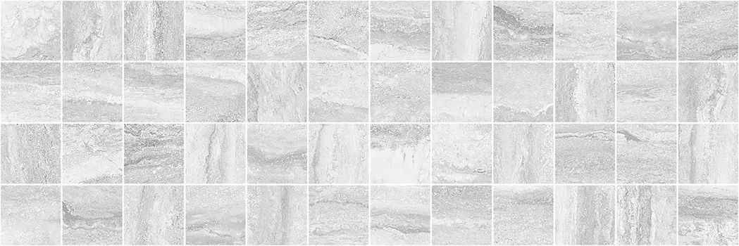 Мозаика Laparet Glossy 20х60 серая MM11188