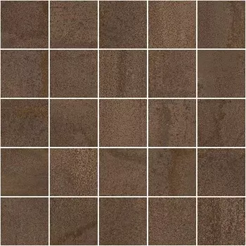 Мозаика Laparet Metallica 25х25 коричневая MM34035
