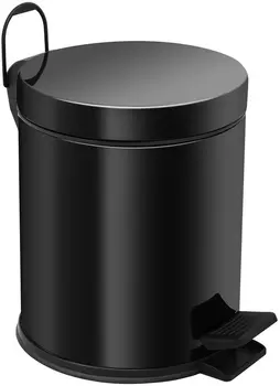 Мусорное ведро Berges Wasserhaus 123002 5 л, черное