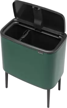 Мусорное ведро Brabantia Bo 304187 11+23 л, зеленая сосна