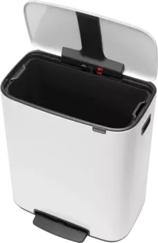 Мусорное ведро Brabantia Bo Pedal Bin 211300 60 л, белое