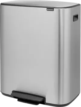 Мусорное ведро Brabantia Bo Pedal Bin 211324 60 л, стальное матовое