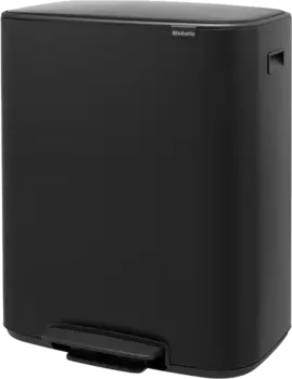 Мусорное ведро Brabantia Bo Pedal Bin 211508 30+30 л, черное