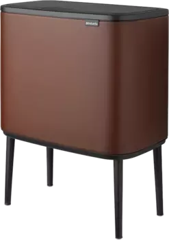 Мусорное ведро Brabantia Bo Touch Bin 208621 23+11 л, коричневое