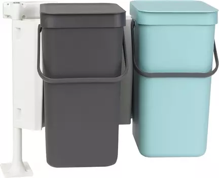 Мусорное ведро Brabantia Sort&Go 109980 2 шт.