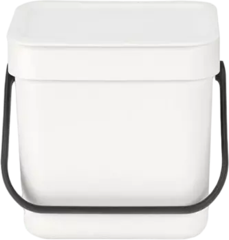 Мусорное ведро Brabantia Sort&amp;Go 209864 3 л, белое