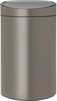 Мусорное ведро Brabantia Touch Bin 117909 10+23 л, платиновое