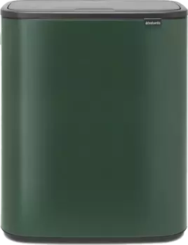 Мусорное ведро Brabantia Touch Bin Bo 304224 30+30 л, зеленая сосна