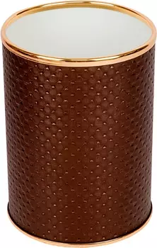 Мусорное ведро Geralis M-PCG-B шоколад, золото, 3 л