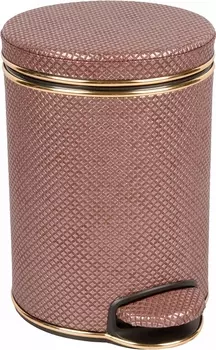 Мусорное ведро Geralis V-RBG-B темное, золото, 5 л