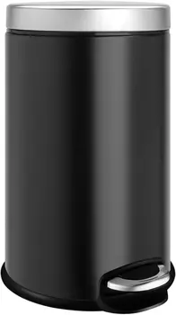 Мусорное ведро Weltwasser WW Erfie BL 12L черное 10000000898