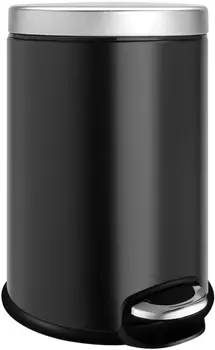 Мусорное ведро Weltwasser WW Erfie BL 3L черное 10000000895